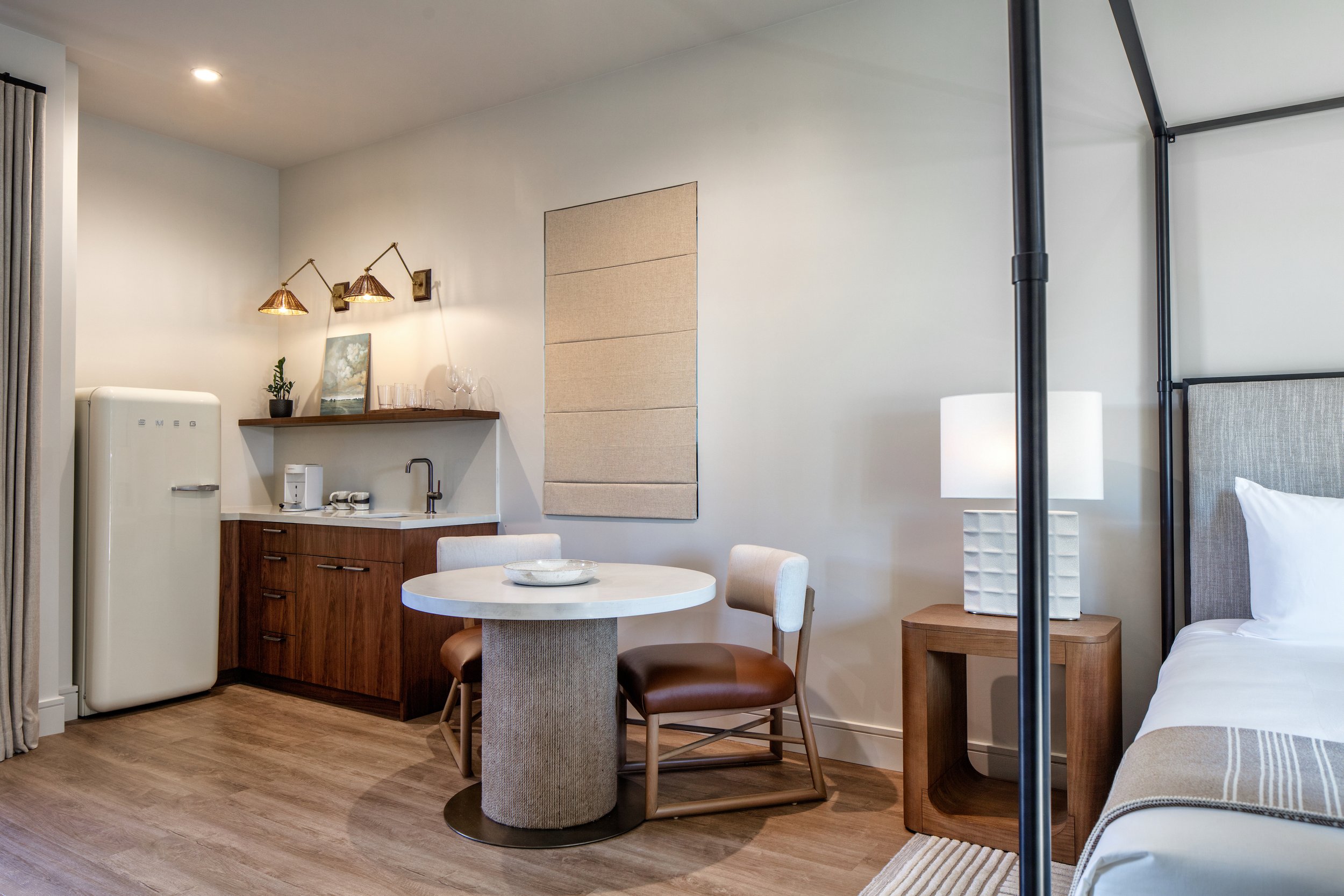 Residential-style suite at Duchamp Hotel Healdsburg.